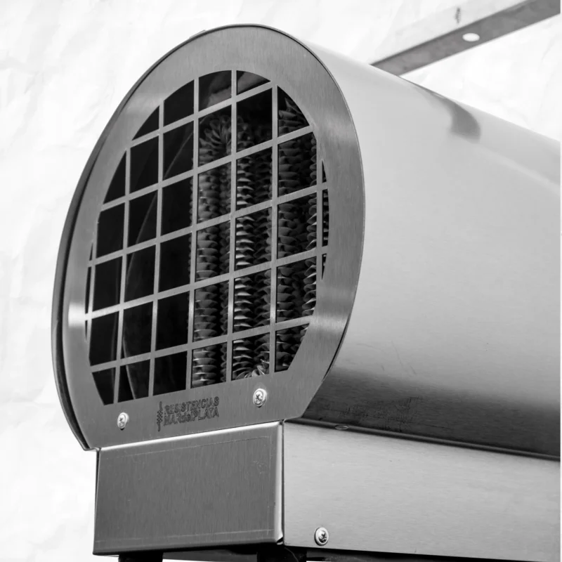 caloventor industrial de acero inoxidable 2